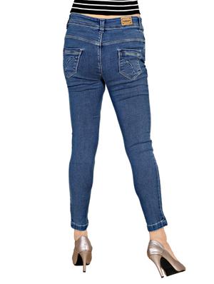 slim fit blue denim jeans - 14103704 - Standard Image - 2