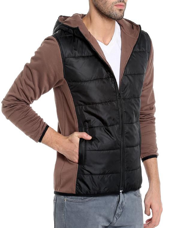 black cotton quilted jacket - 14104173 - Zoom Image - 2