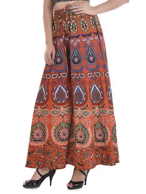 multi colored cotton palazzo - 14106596 - Standard Image - 2