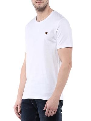 white cotton t-shirt - 14109768 - Standard Image - 2