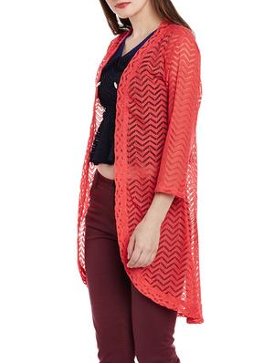 coral cotton regular shrug - 14110021 - Standard Image - 2