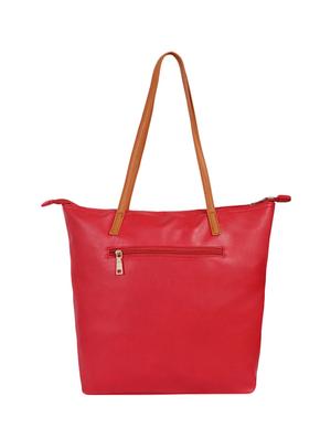 red leatherette regular handbag - 14119513 - Standard Image - 2