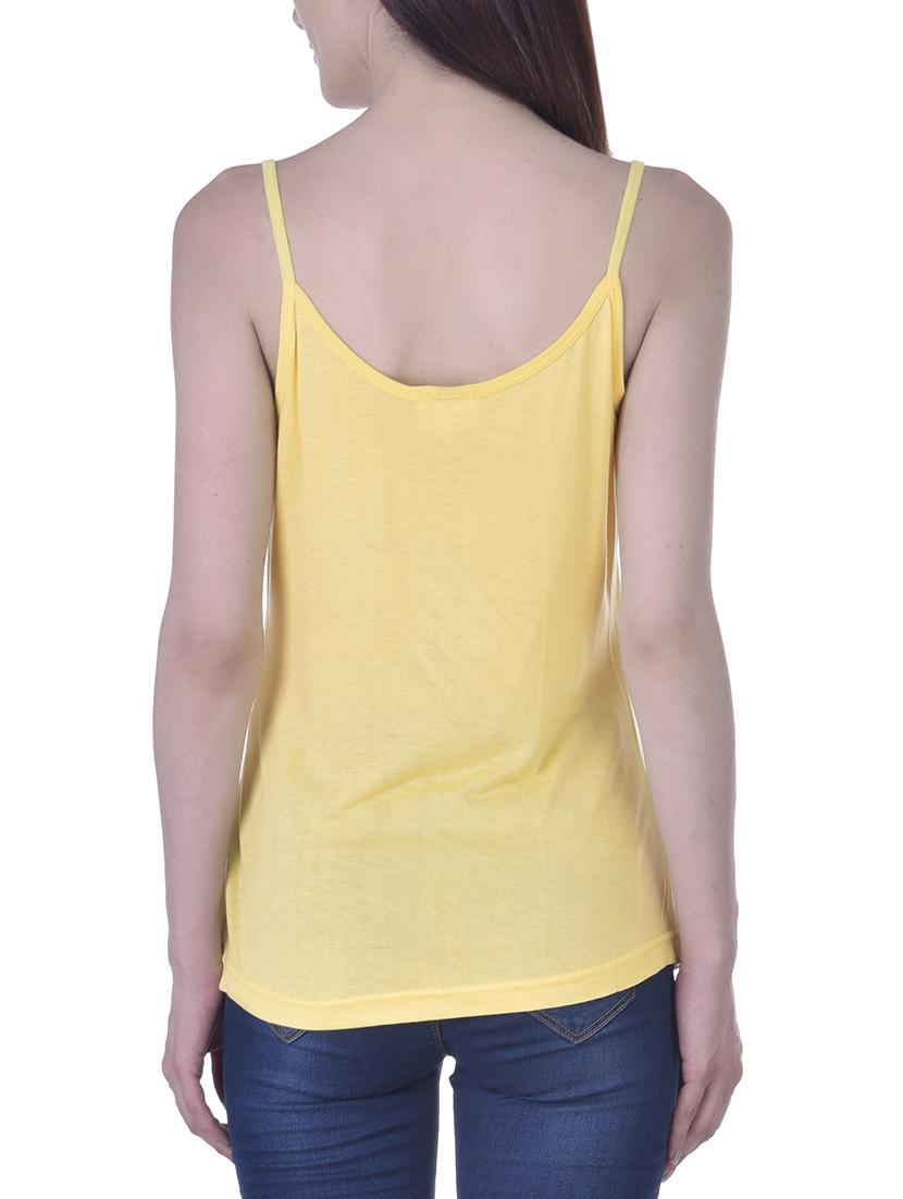 yellow cotton camisole - 14121635 - Zoom Image - 2