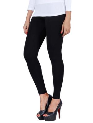 black cotton leggings - 14122183 - Standard Image - 2