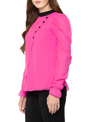 gather detailed layered top - 14123551 - Standard Image - 2