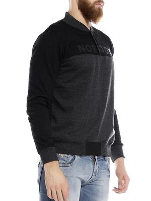 black cotton casual jacket - 14123823 - Standard Image - 2
