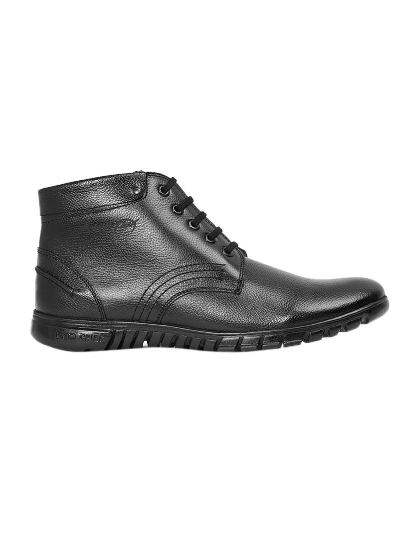 black Leather low ankle boot - 14131833 - Zoom Image - 2