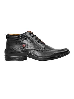 black Leather lace-up derby - 14131834 - Standard Image - 2