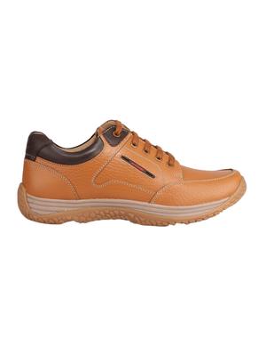 tan leather lace up shoe - 14131873 - Standard Image - 2