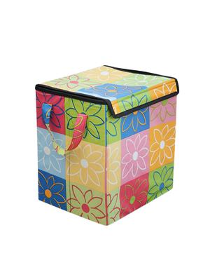 mulicolored foldable laundry basket - 14140747 - Standard Image - 2
