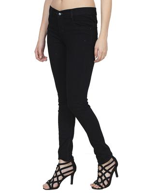 skinny fit black denim jean - 14145575 - Standard Image - 2