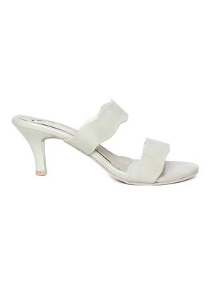 white slip on sandal - 14150509 - Standard Image - 2