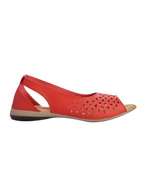 maroon back strap sandal - 14150820 - Standard Image - 2