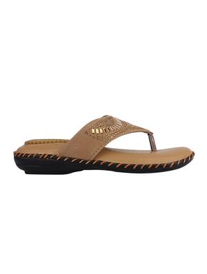 beige synthetic slippers - 14155271 - Standard Image - 2