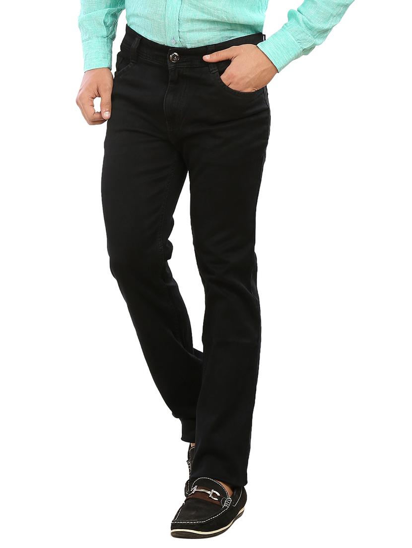 black denim plain jeans - 14157958 - Zoom Image - 2