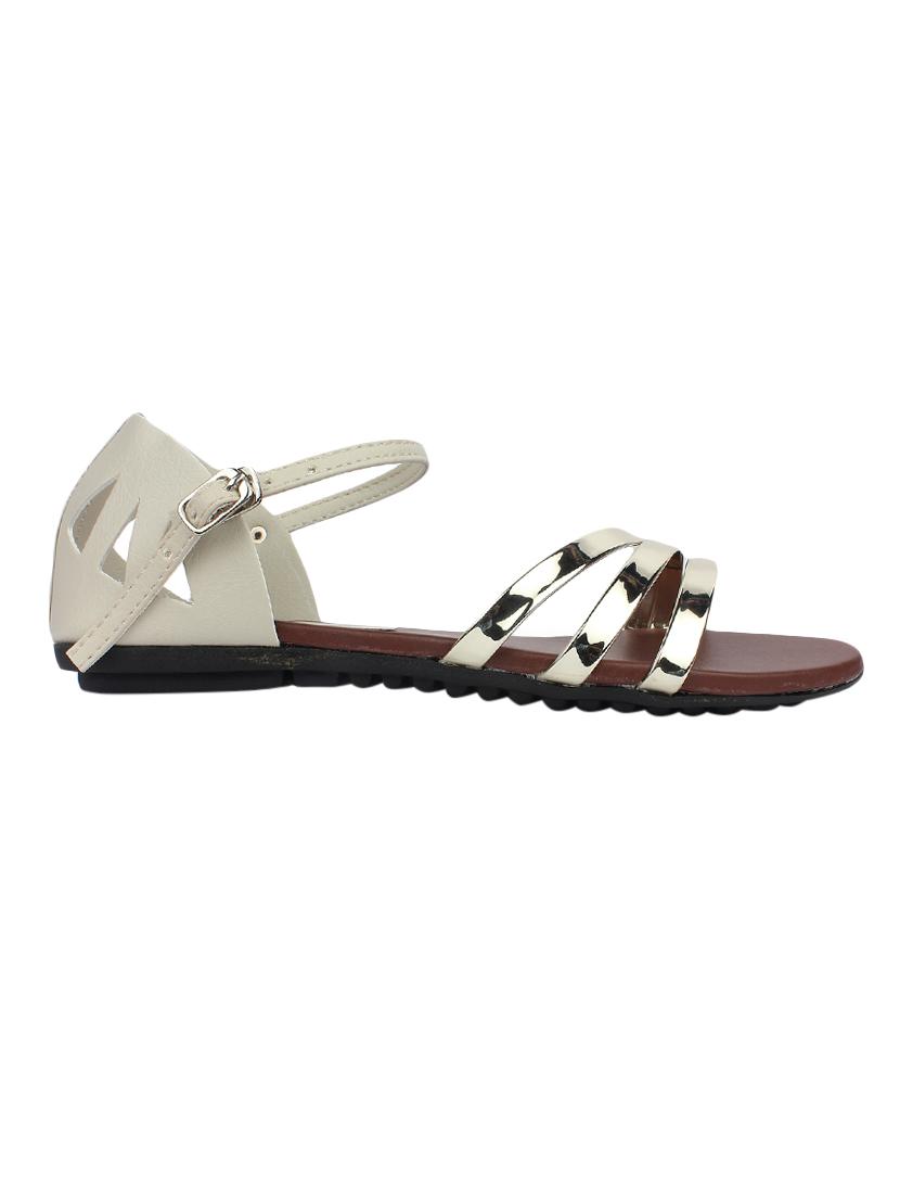 silver ankle strap sandal - 14165430 - Zoom Image - 2