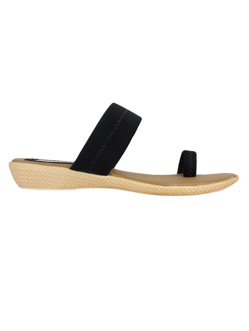 black one toe sandal - 14165449 - Zoom Image - 2