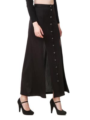 Button down double front slit skirt - 14171923 - Standard Image - 2