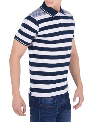dark blue cotton t-shirt - 14180217 - Standard Image - 2