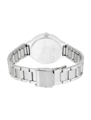 yolo stainless steel analog white dial women's watch-ylc-098 - 14180479 - Standard Image - 2