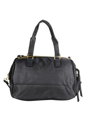 black leatherette handbag - 14184651 - Standard Image - 2