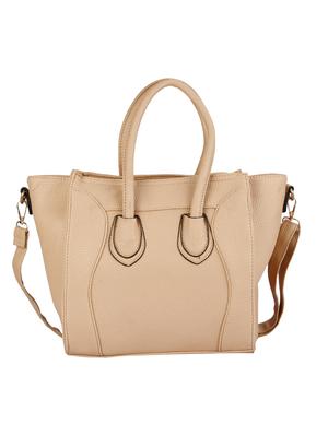 beige leatherette regular handbag - 14184659 - Standard Image - 2