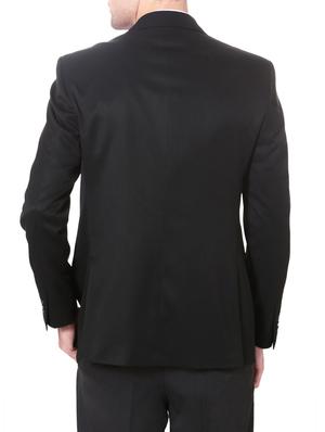 black solid single breasted formal blazer - 14189055 - Standard Image - 2