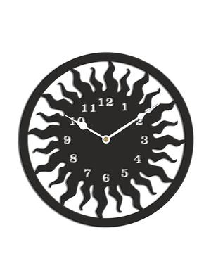 sehaz artworks sun in circle black wall clock - 14205693 - Standard Image - 2