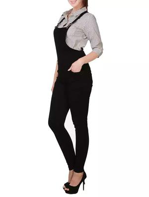 black denim dungaree - 14213893 - Standard Image - 2