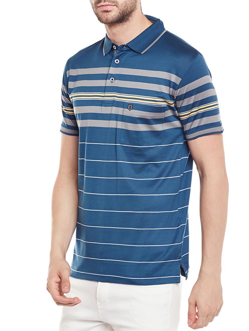 blue cotton t-shirt - 14215455 - Zoom Image - 2