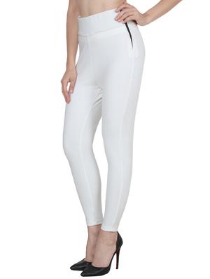 cation white cotton jegging - 14222453 - Standard Image - 2