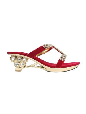 London Steps Red Heels - 14223294 - Standard Image - 2