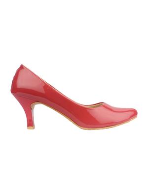 red patent leather slip on pumps - 14223298 - Standard Image - 2