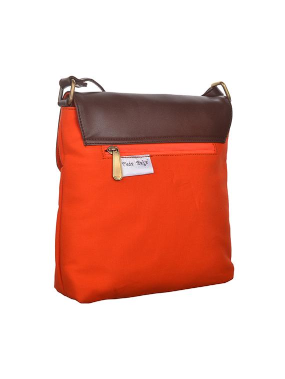 orange canvas sling bag - 14223969 - Zoom Image - 2