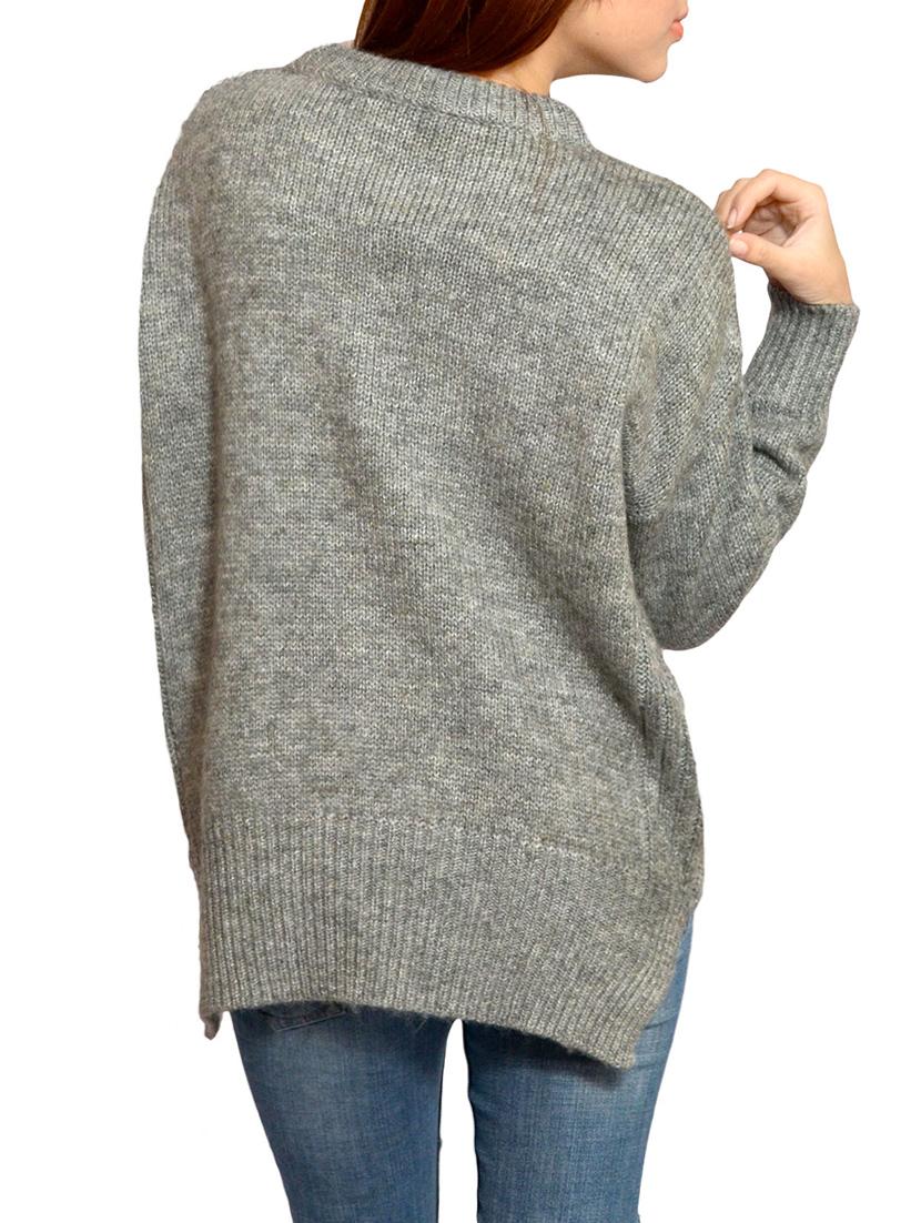 grey acrylic regular pullover - 14225034 - Zoom Image - 2
