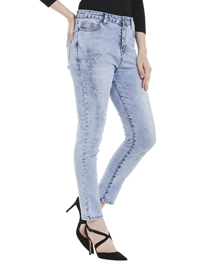 blue cotton casual denim jean - 14227354 - Zoom Image - 2