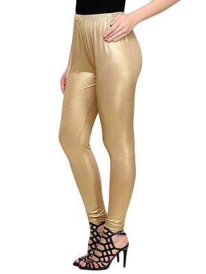 gold viscose leggings - 14229022 - Standard Image - 2