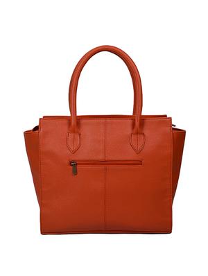 orange leatherette regular handbag - 14237565 - Standard Image - 2