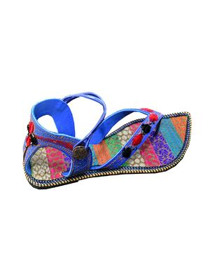 blue ethnic sandal - 14246404 - Standard Image - 2
