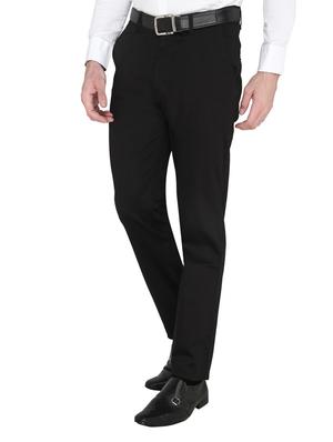 black cotton formal trouser - 14247678 - Standard Image - 2