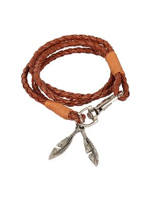 brown leather bracelet - 14247895 - Standard Image - 2