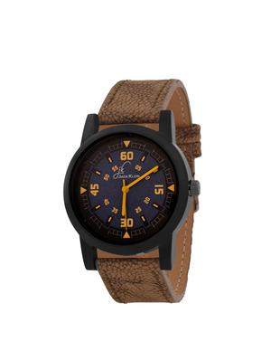 jack klein high quality stylish and funky wrist watch with brown belt and aviator glasses - 14279170 - Standard Image - 2