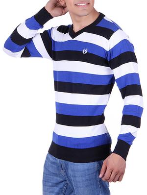 blue cotton pullover - 14314803 - Standard Image - 2