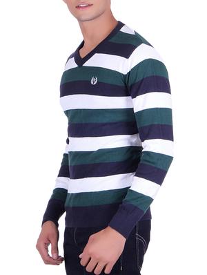 navy blue striped pullover - 14314838 - Standard Image - 2