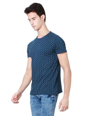 blue all over print t-shirt - 14316192 - Standard Image - 2