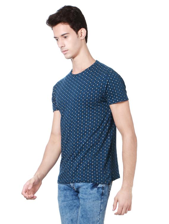 blue all over print t-shirt - 14316192 - Zoom Image - 2