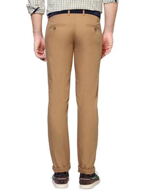 beige cotton casual trouser - 14321702 - Standard Image - 2