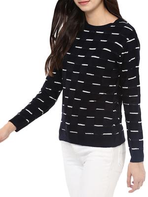 black woollen pullover - 14321810 - Standard Image - 2