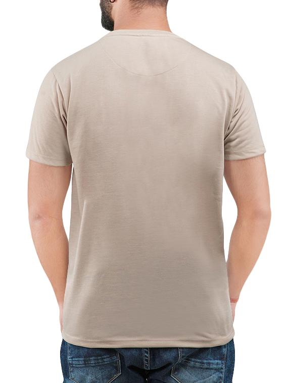 brown cotton t-shirt - 14325105 - Zoom Image - 2