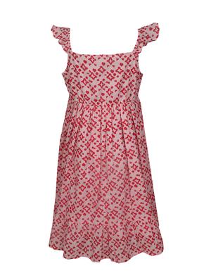 red cotton frock - 14333862 - Standard Image - 2